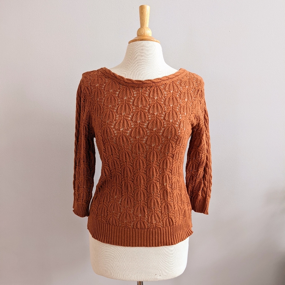 Autumnal Knit Sweater - M